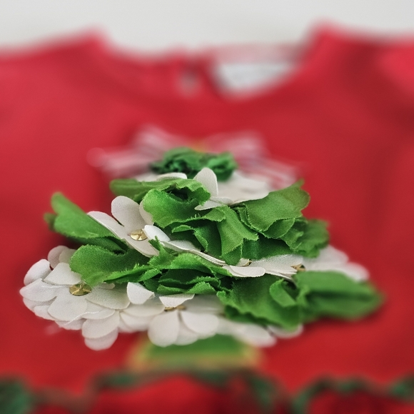 Christmas Tutu Dress + Leggings - Picture 3 of 6